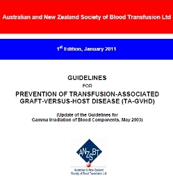 ANZSBT irradiation guidelines