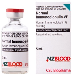 immunoglobulin infusion vf